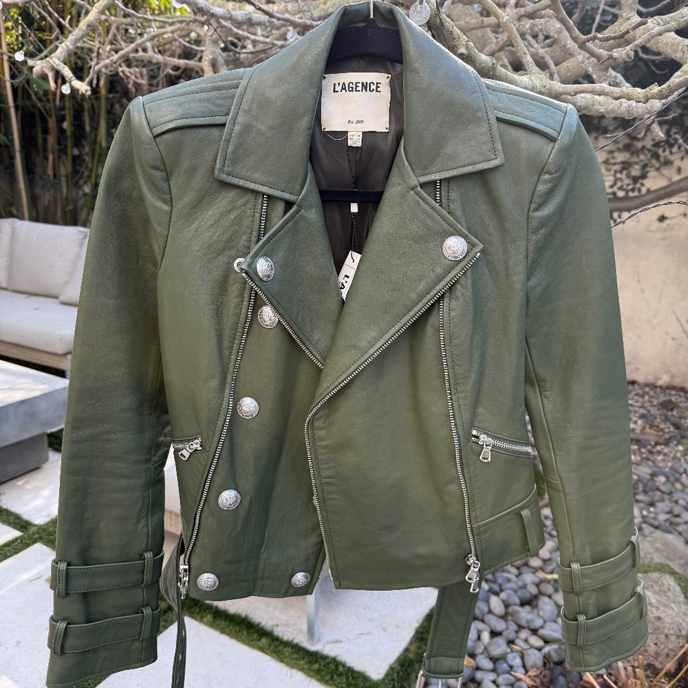 LAgence leather jacket